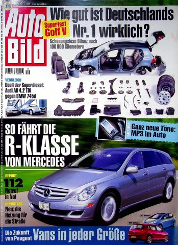 Deckblatt Auto Bild (29/2005)